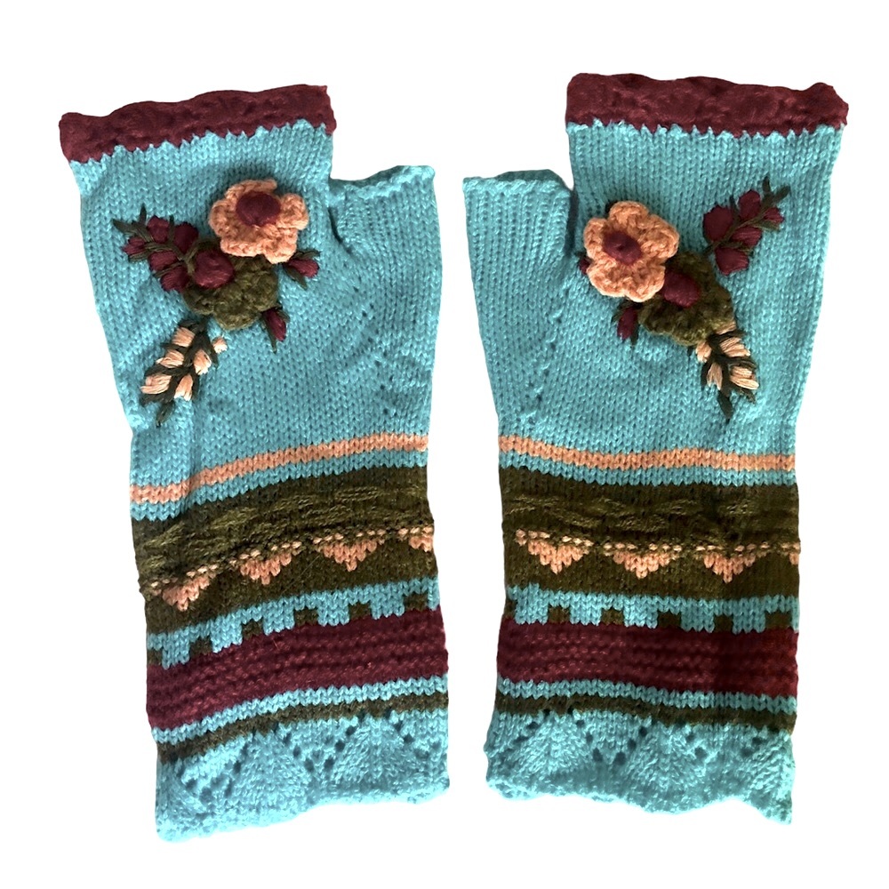 Fingerless Knit Gloves